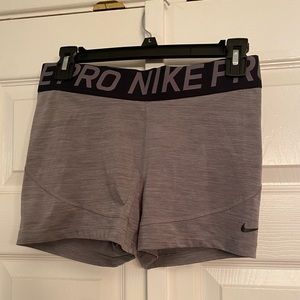 Gray Nike Pro spandex